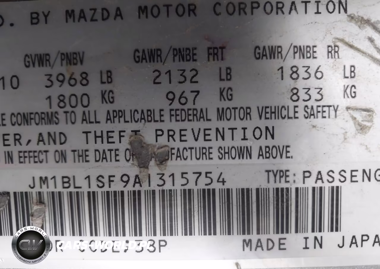 2010 Mazda Mazda3 I Touring VIN:JM1BL1SF9A1315754 - 9