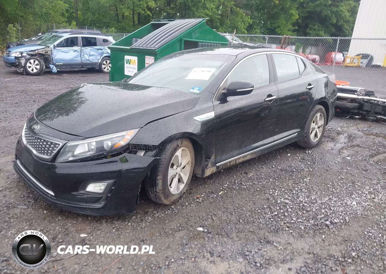 2014 Kia Optima Hybrid Lx VIN:KNAGM4AD0E5075462 - 2