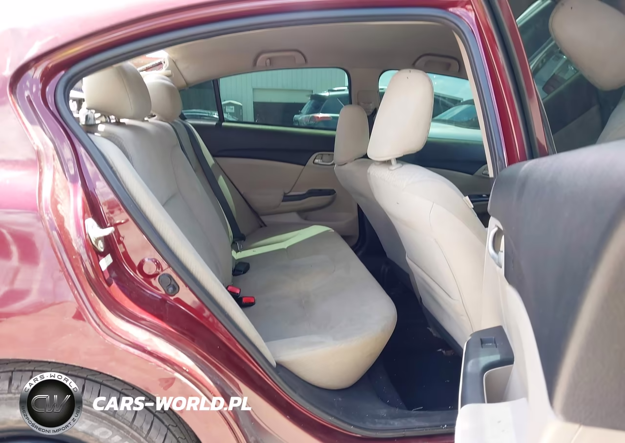 2013 Honda Civic Lx VIN:2HGFB2F54DH593187 - 8