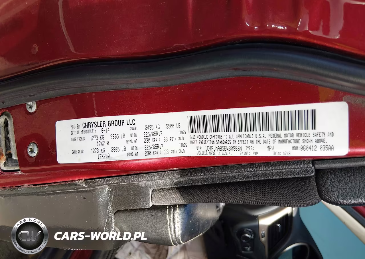 2014 Jeep Cherokee Sport VIN:1C4PJMAB5EW309664 - 7
