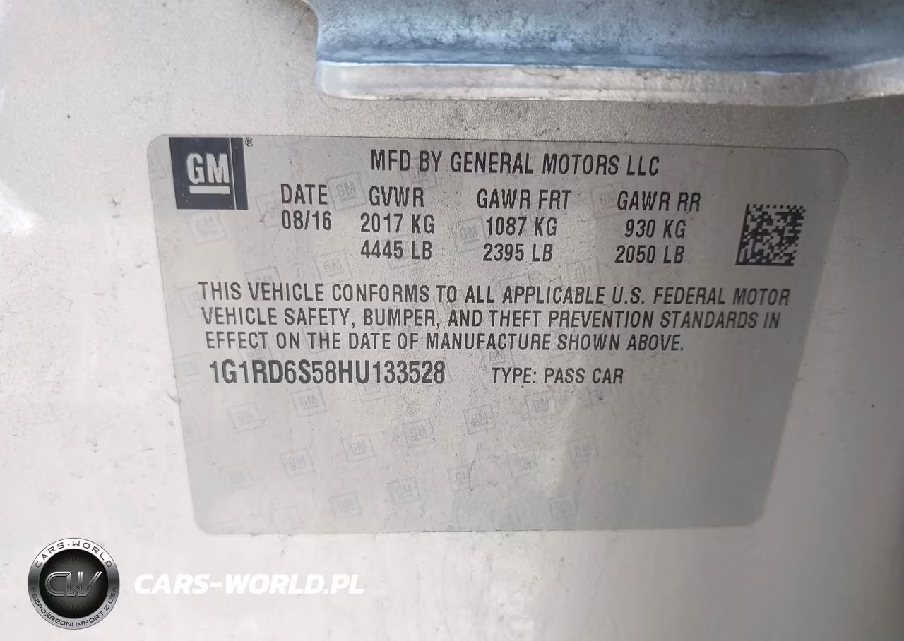 2017 Chevrolet Volt Premier VIN:1G1RD6S58HU133528 - 9