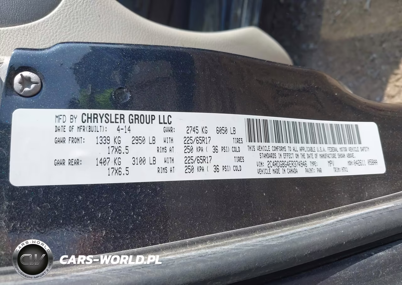 2014 Dodge Grand Caravan Se VIN:2C4RDGBG4ER374946 - 9