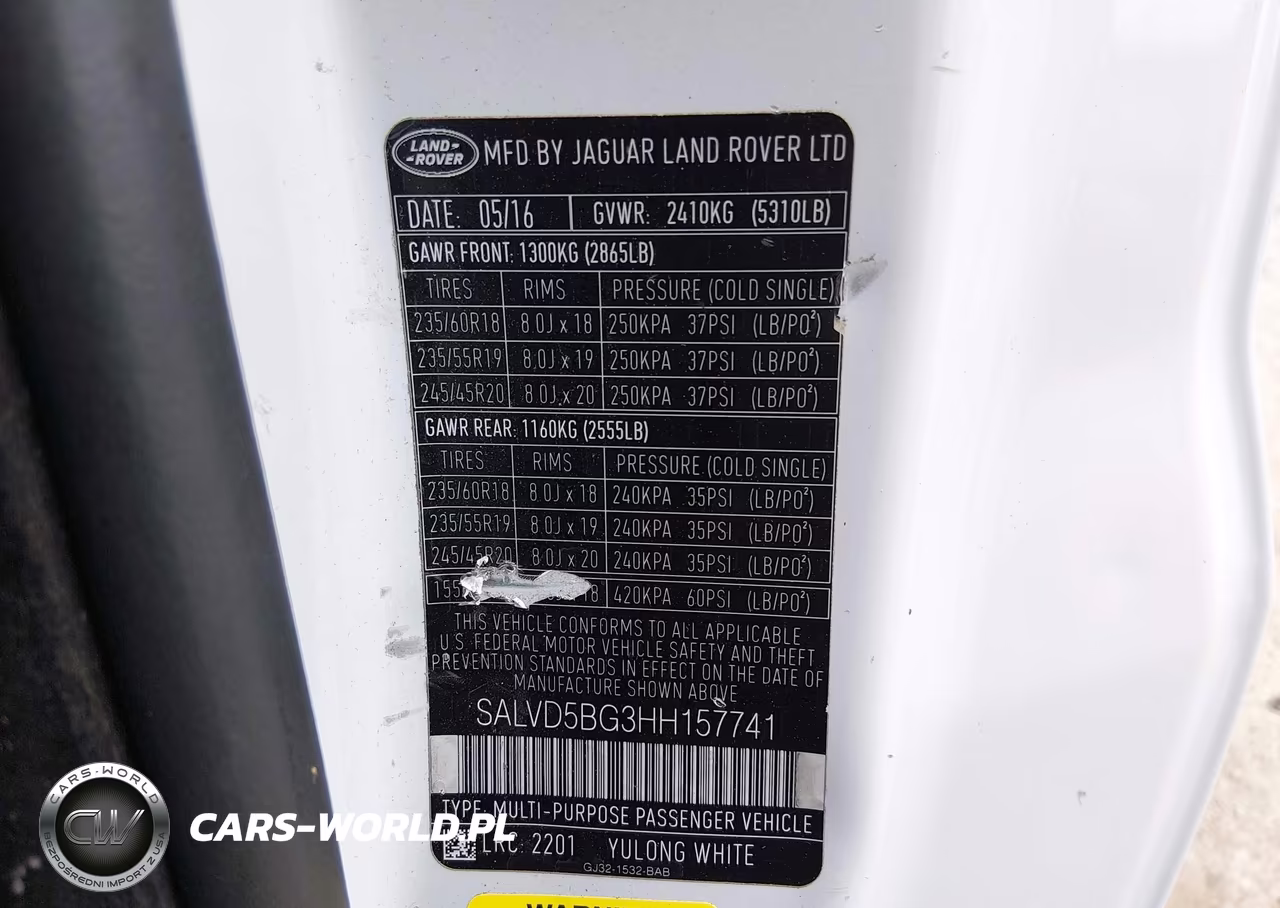2017 Land Rover Range Rover Evoque Hse Dynamic VIN:SALVD5BG3HH157741 - 9