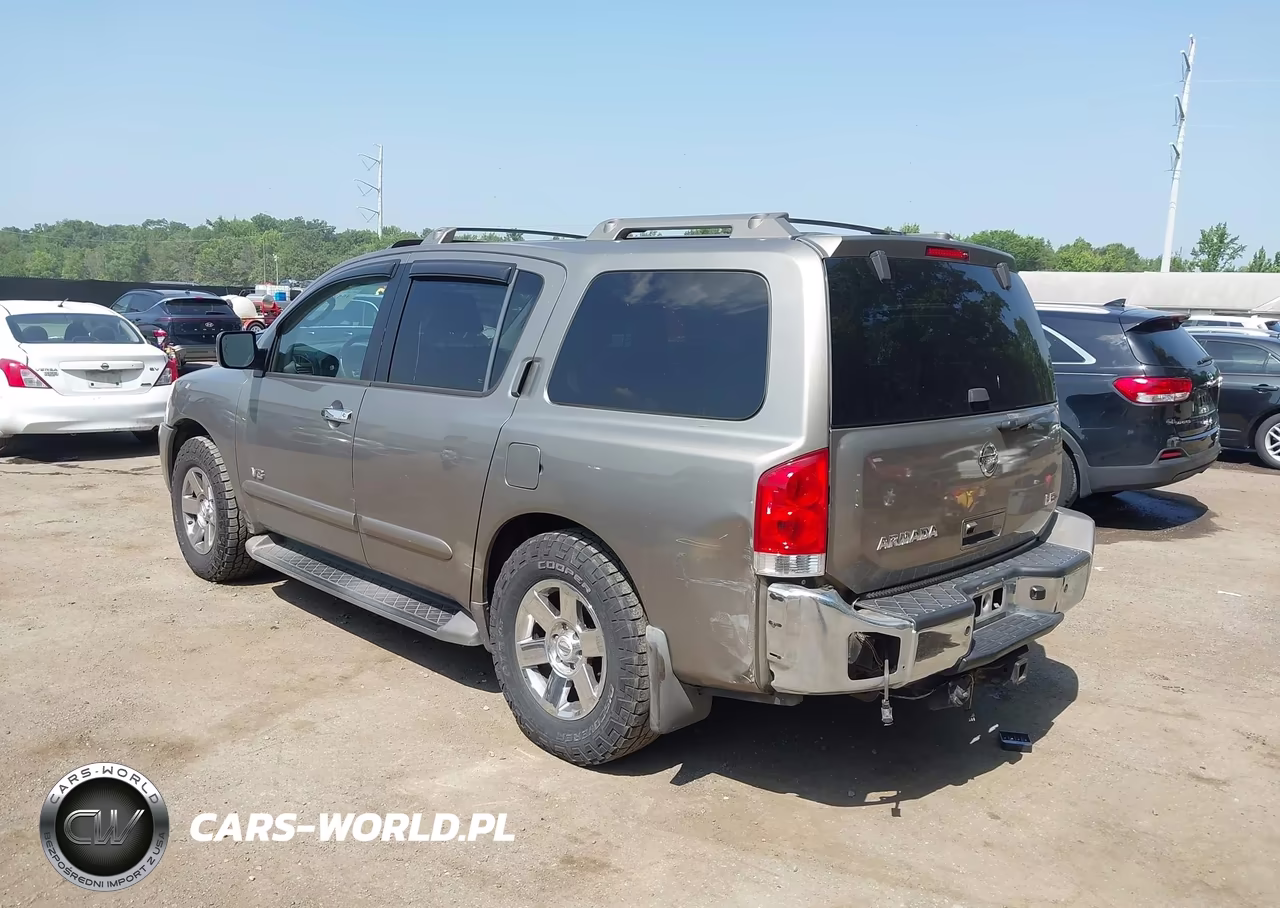 2007 Nissan Armada Le VIN:5N1BA08C07N709878 - 3