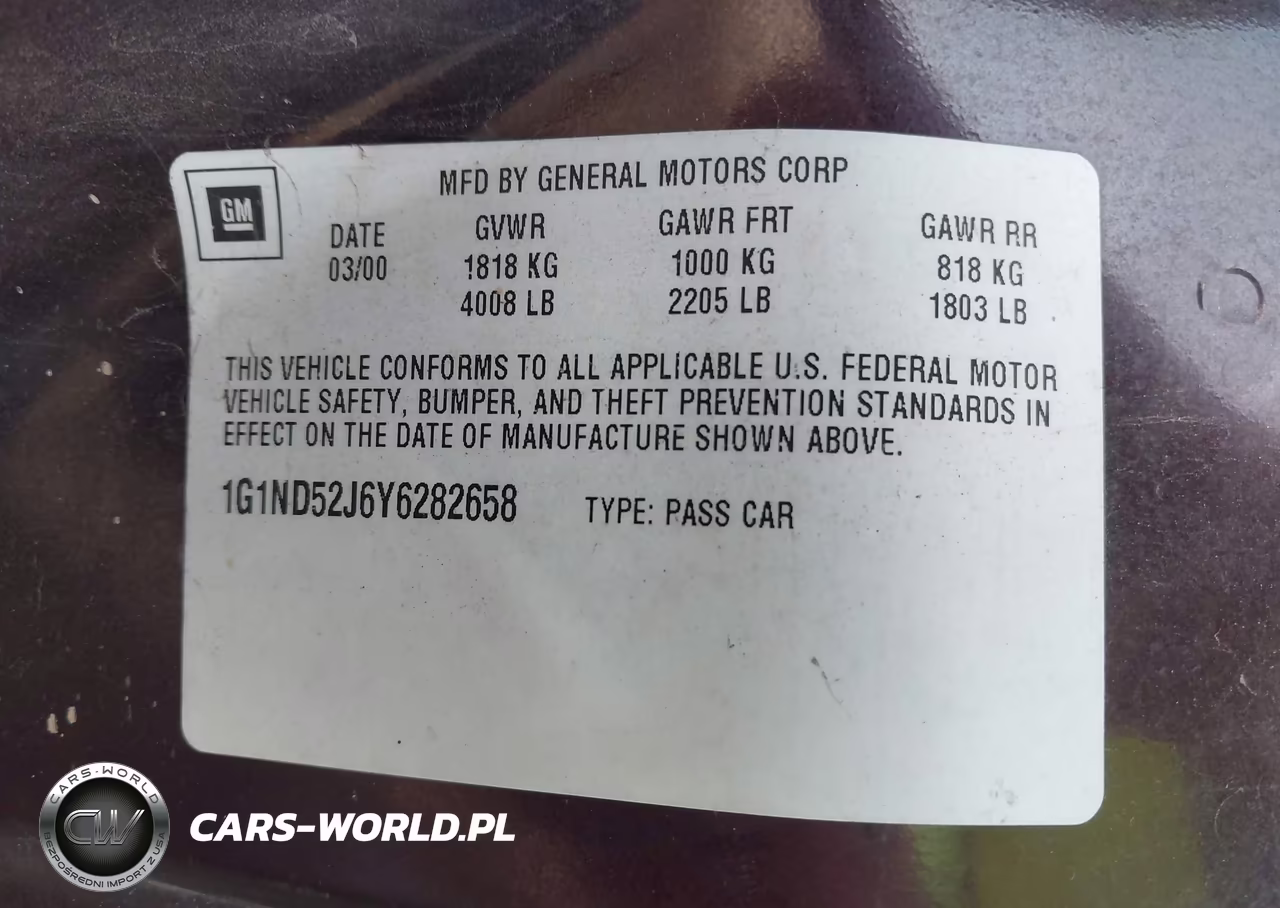 2000 Chevrolet Malibu VIN:1G1ND52J6Y6282658 - 9