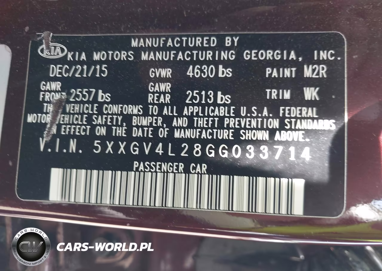 2016 Kia Optima Sxl Turbo VIN:5XXGV4L28GG033714 - 9