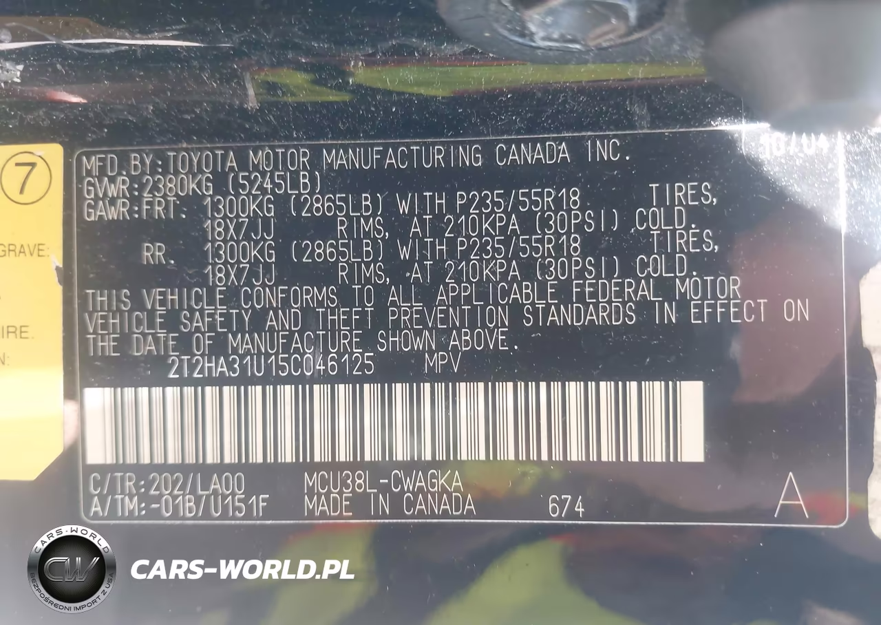 2005 Lexus Rx 330 VIN:2T2HA31U15C046125 - 9