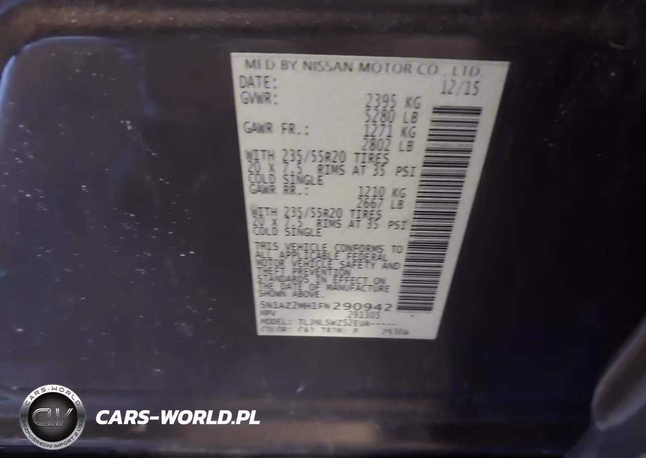 2015 Nissan Murano Platinum VIN:5N1AZ2MH1FN290942 - 9