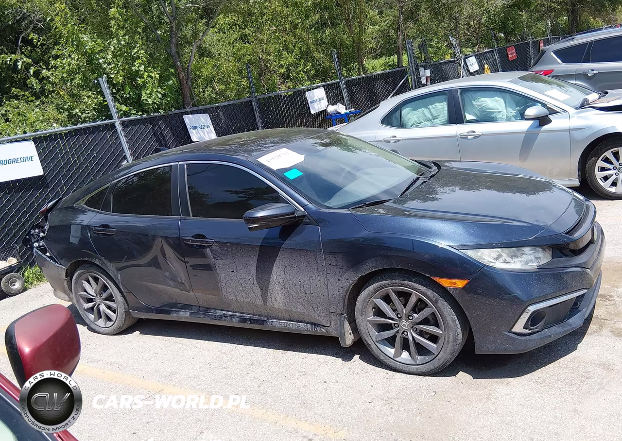2020 Honda Civic Ex VIN:19XFC1F36LE007541 - 13