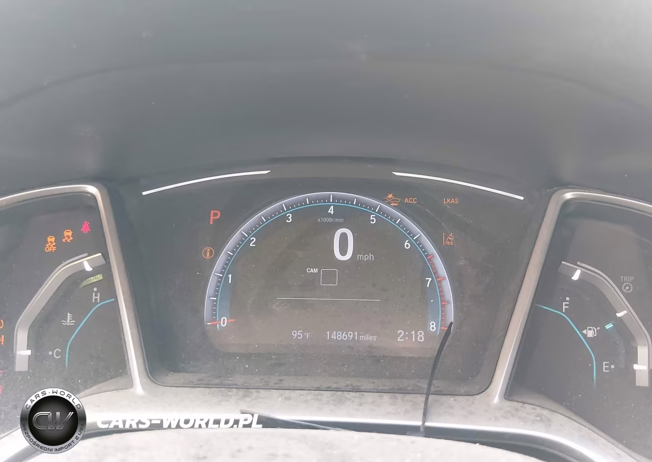 2020 Honda Civic Ex VIN:19XFC1F36LE007541 - 7