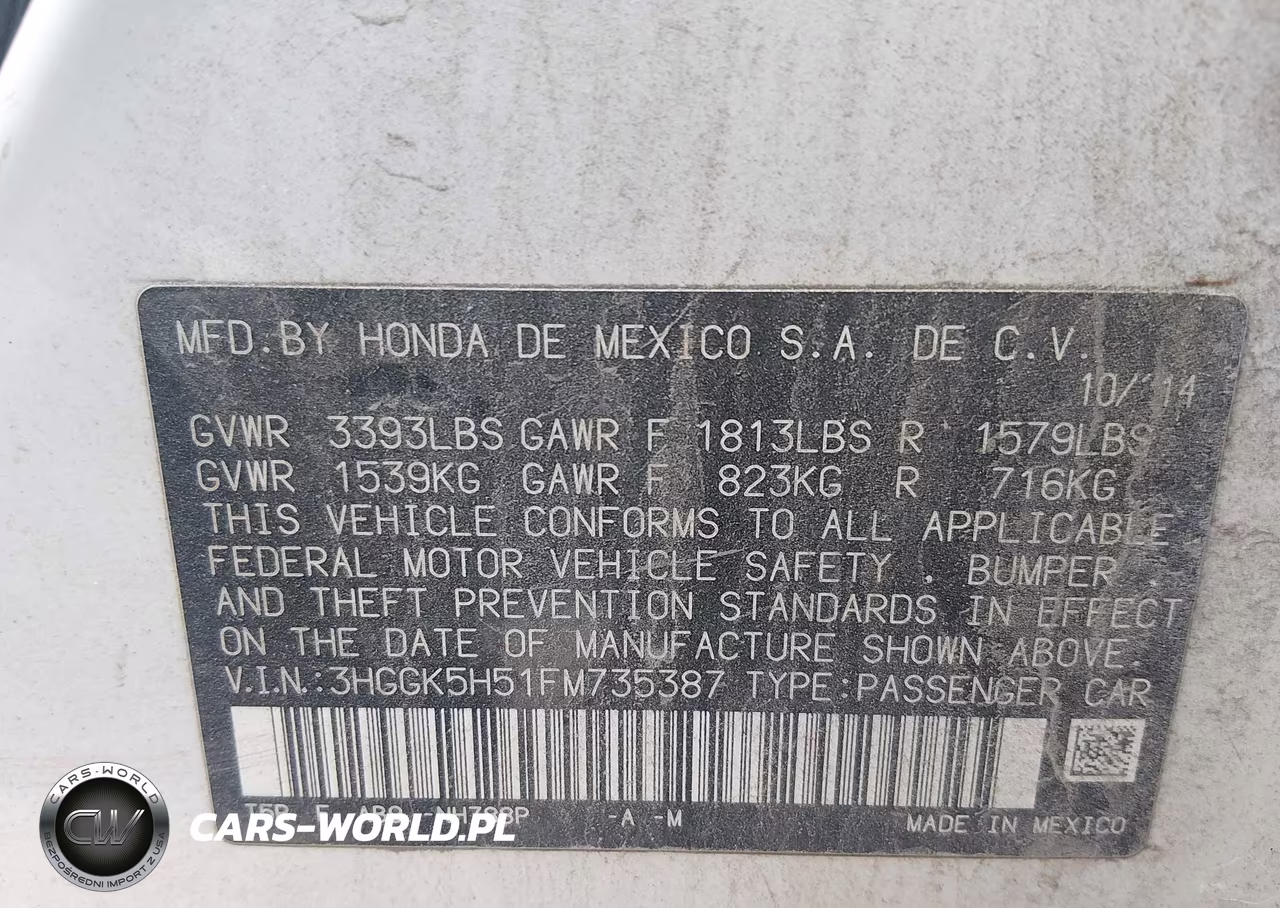 2015 Honda Fit Lx VIN:3HGGK5H51FM735387 - 9