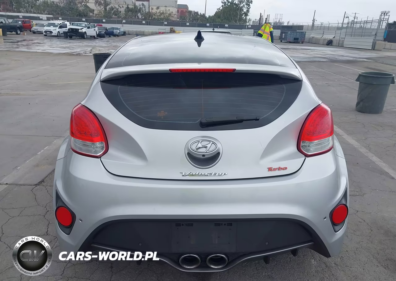 2013 Hyundai Veloster Turbo W-Blue VIN:KMHTC6AE2DU108549 - 15
