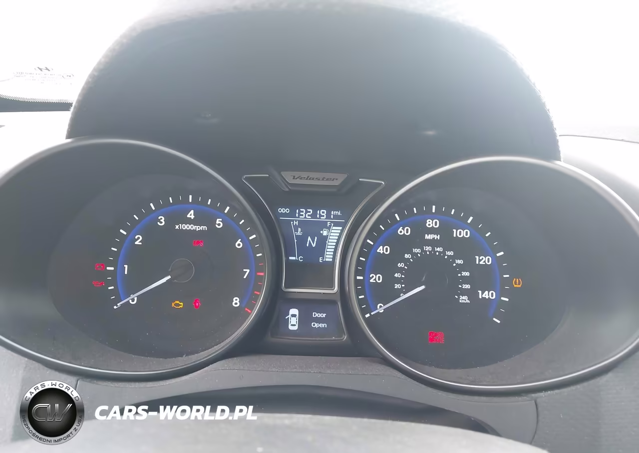 2013 Hyundai Veloster Turbo W-Blue VIN:KMHTC6AE2DU108549 - 7