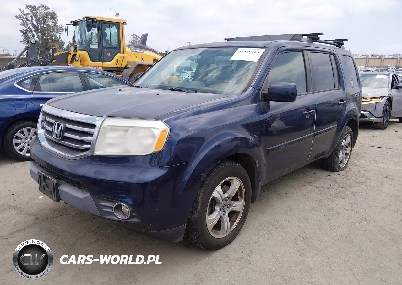 2014 Honda Pilot Exl VIN:5FNYF3H51EB013819 - 2