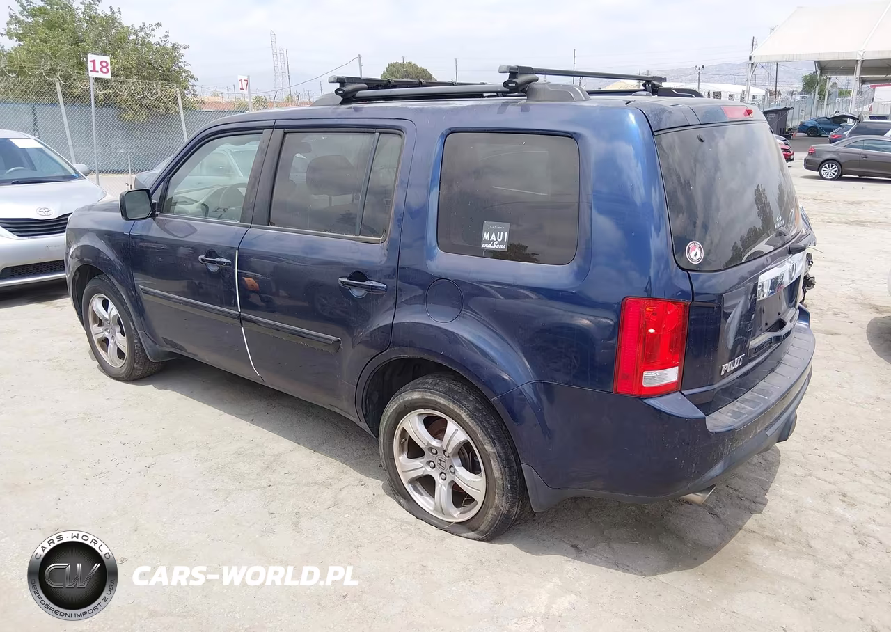 2014 Honda Pilot Exl VIN:5FNYF3H51EB013819 - 3