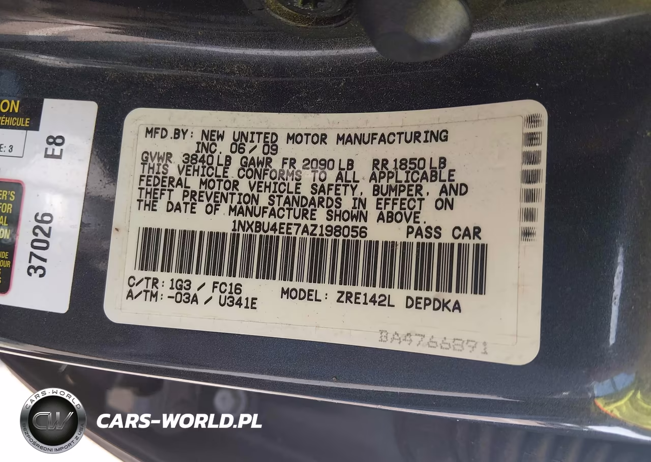 2010 Toyota Corolla Le VIN:1NXBU4EE7AZ198056 - 9