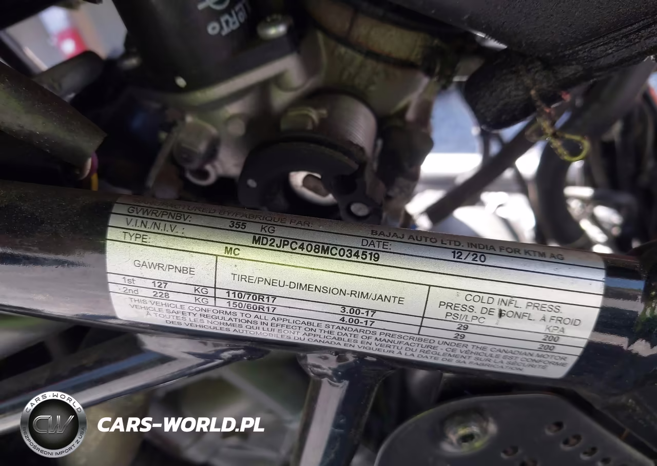 2021 Ktm 200 Duke VIN:MD2JPC408MC034519 - 10