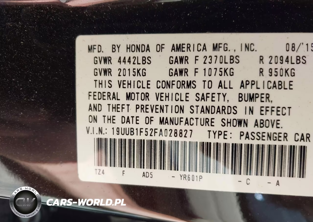2015 Acura Tlx Tech VIN:19UUB1F52FA028827 - 9