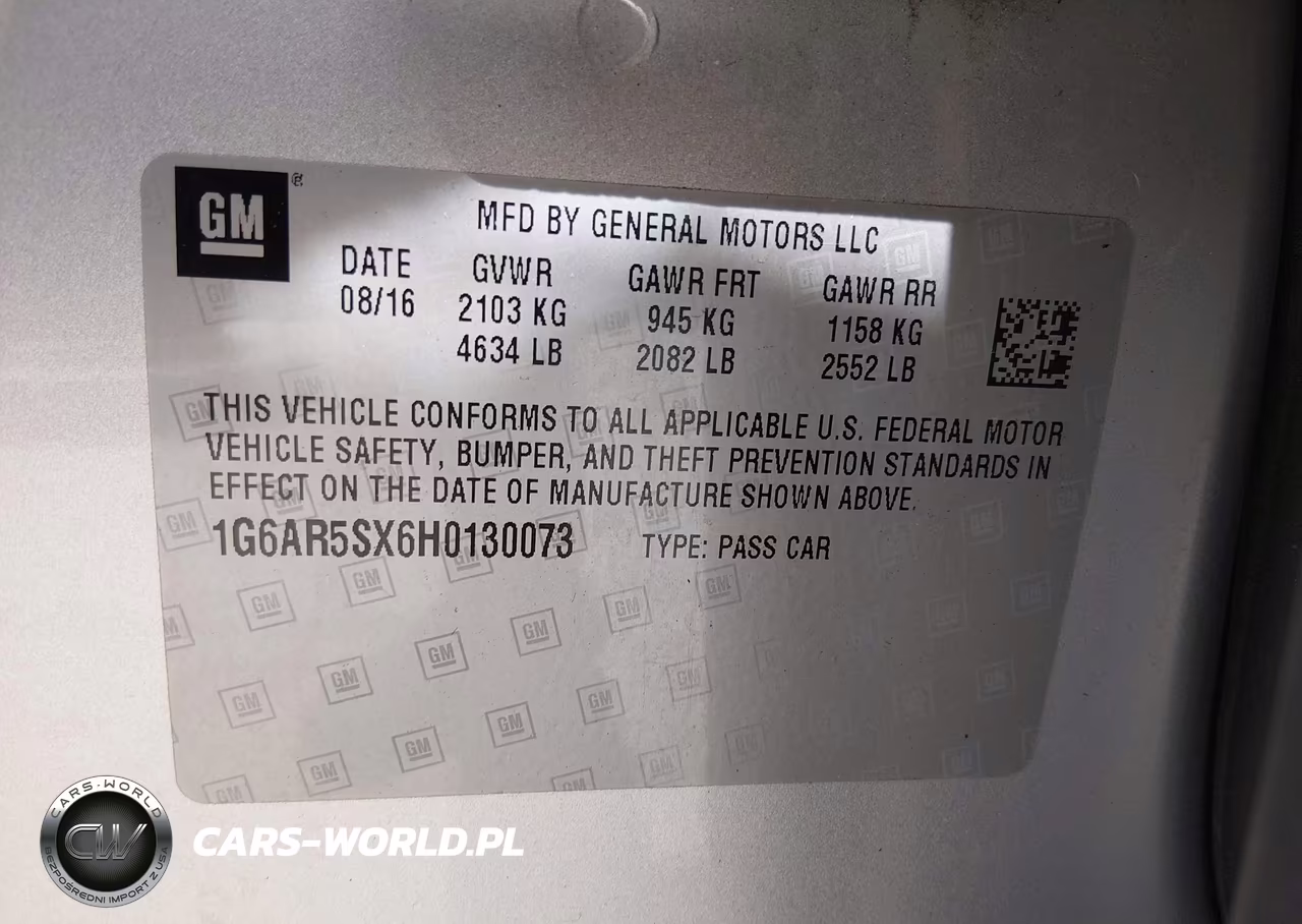 2017 Cadillac Cts Luxury VIN:1G6AR5SX6H0130073 - 9