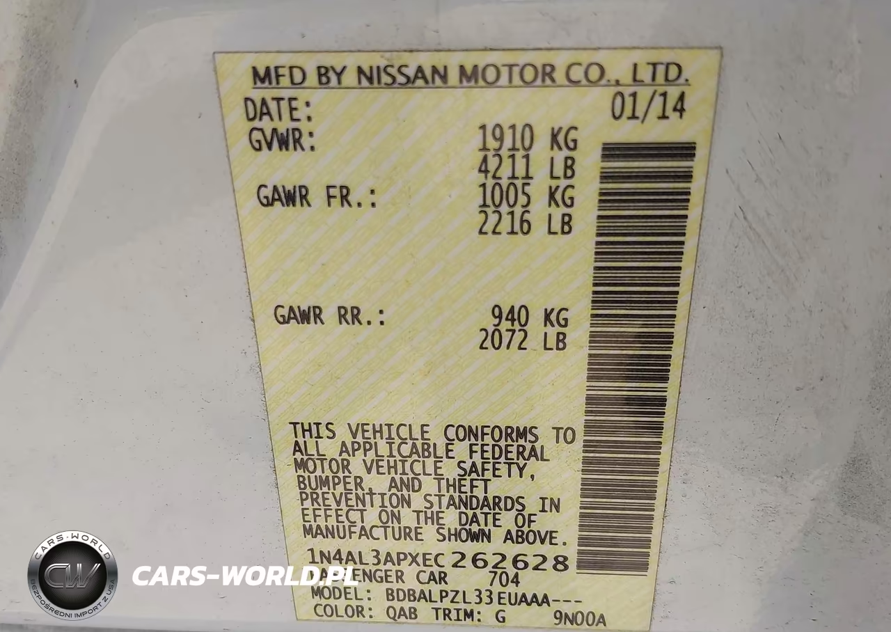 2014 Nissan Altima 2.5 VIN:1N4AL3APXEC262628 - 9