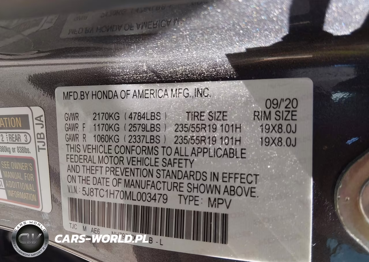 2021 Acura Rdx Advance Package VIN:5J8TC1H70ML003479 - 9