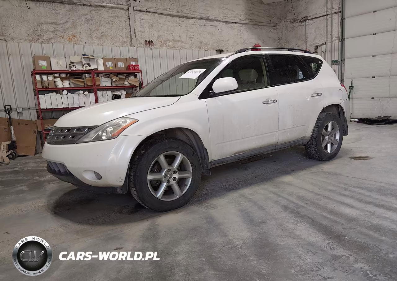 2005 Nissan Murano Sl VIN:JN8AZ08W05W431773 - 2