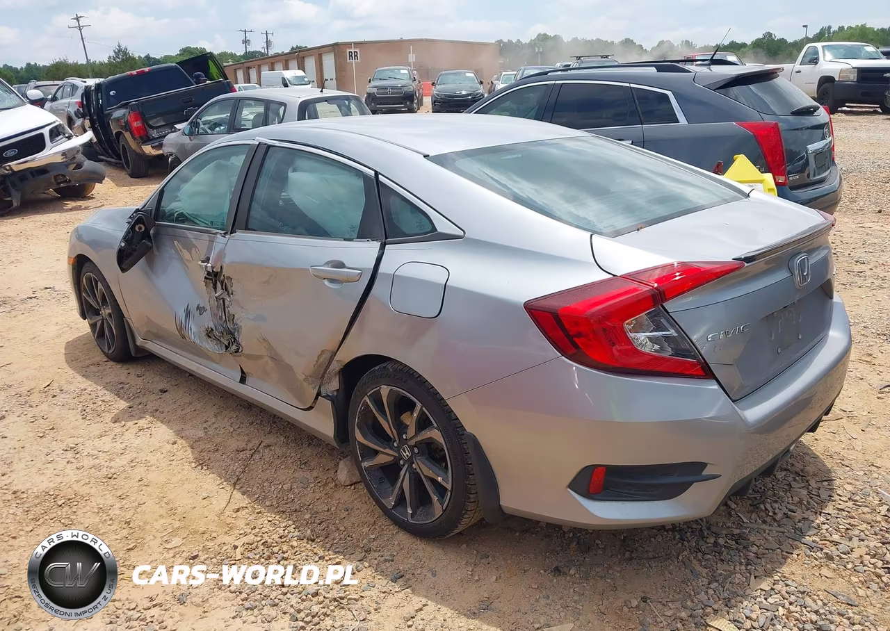 2020 Honda Civic Sport VIN:2HGFC2F81LH516282 - 3