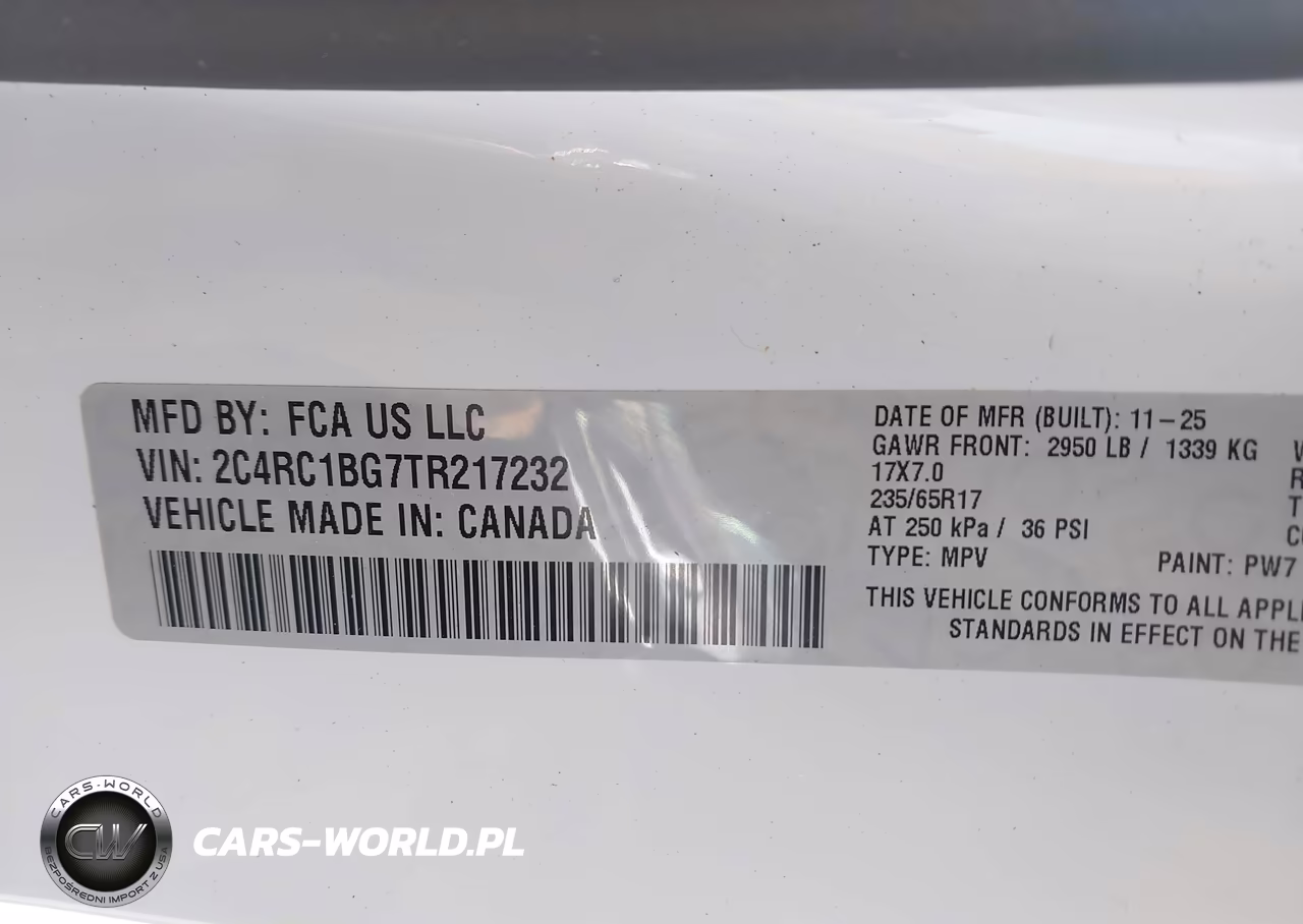 2026 Chrysler Pacifica Select VIN:2C4RC1BG7TR217232 - 9