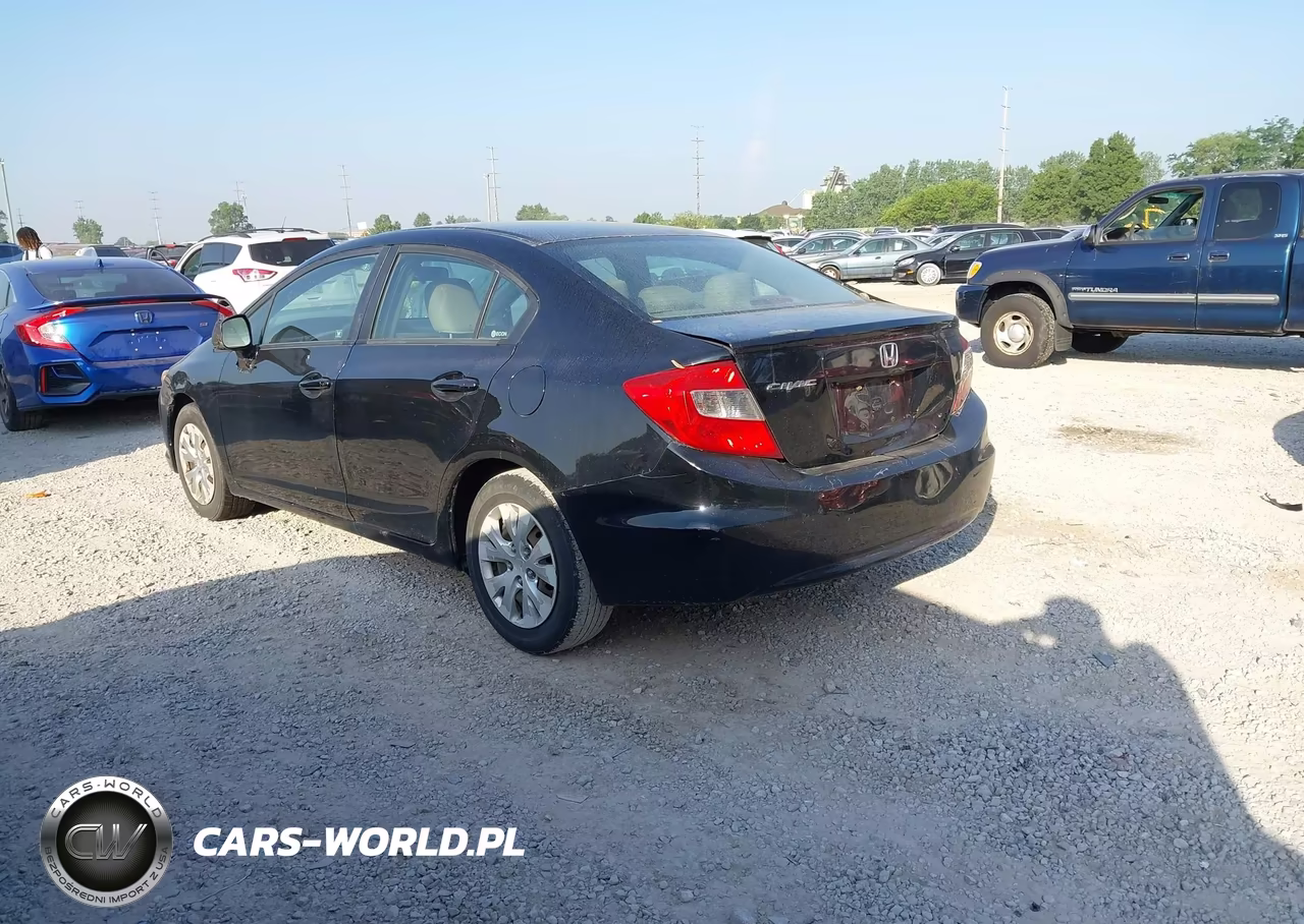 2012 Honda Civic Lx VIN:19XFB2F53CE024758 - 3