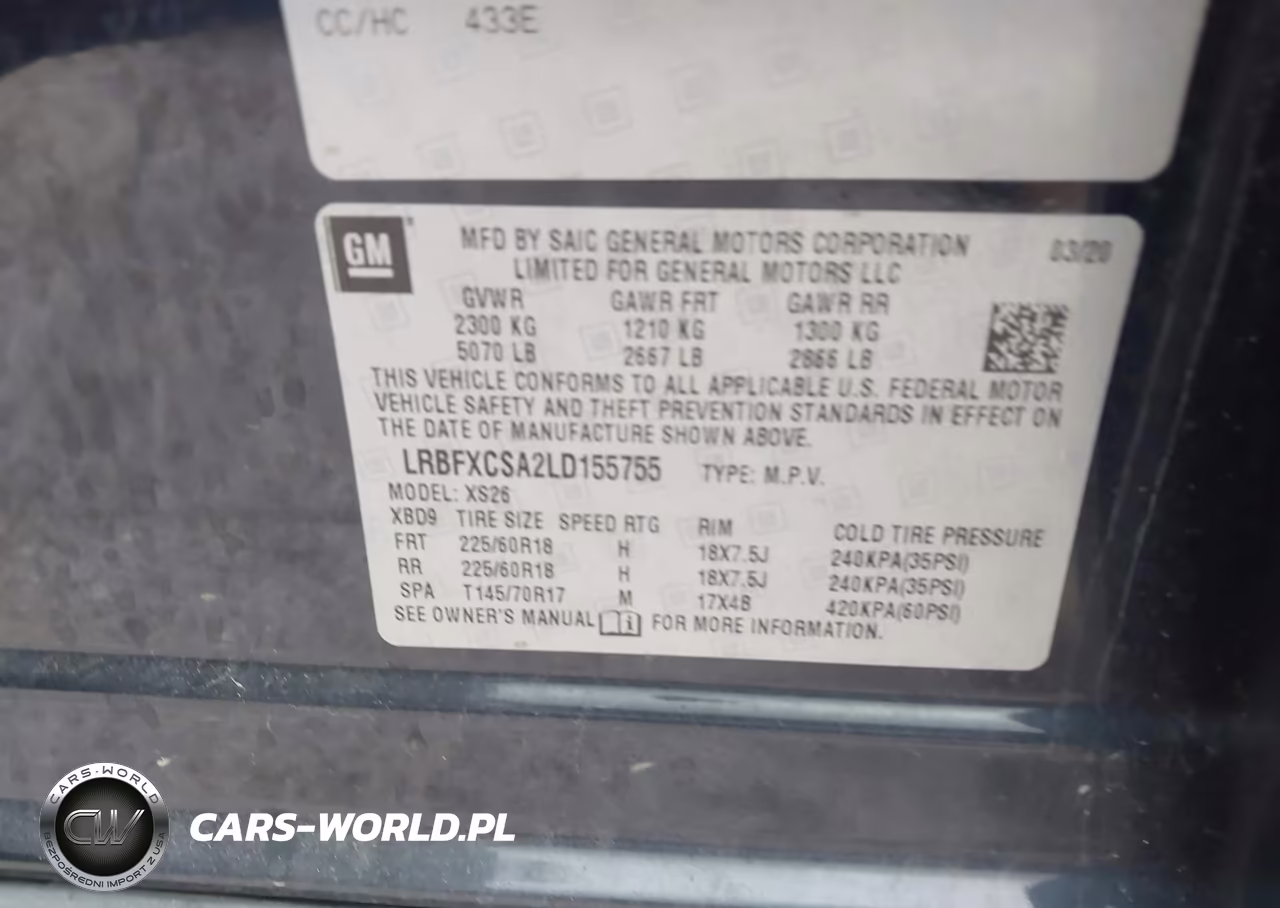 2020 Buick Envision Fwd Essence VIN:LRBFXCSA2LD155755 - 9