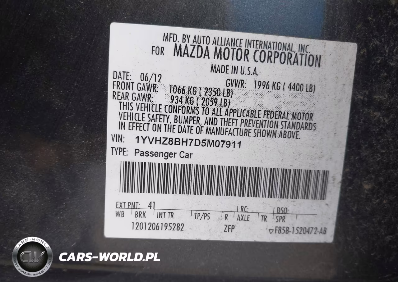 2013 Mazda Mazda6 I Sport VIN:1YVHZ8BH7D5M07911 - 9