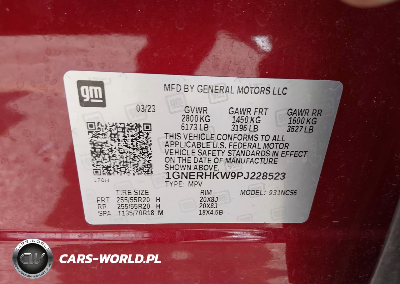 2023 Chevrolet Traverse Fwd Lt Leather VIN:1GNERHKW9PJ228523 - 9