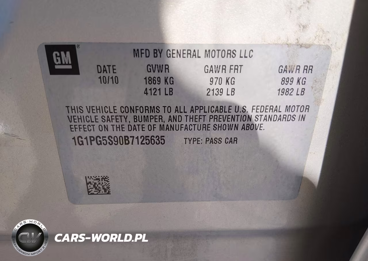 2011 Chevrolet Cruze 2Lt VIN:1G1PG5S90B7125635 - 9