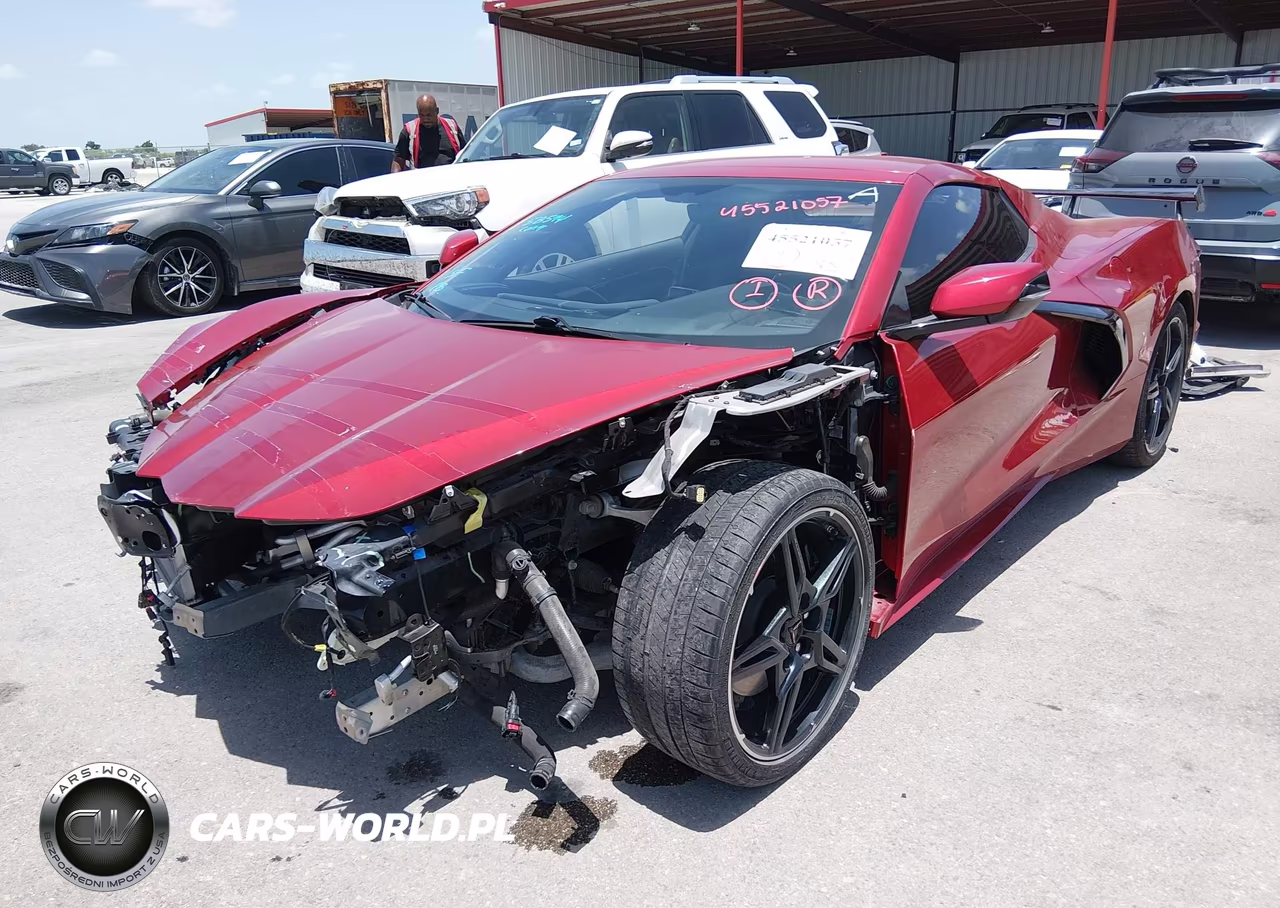 2021 Chevrolet Corvette Stingray Rwd 1Lt VIN:1G1YA3D45M5121252 - 2
