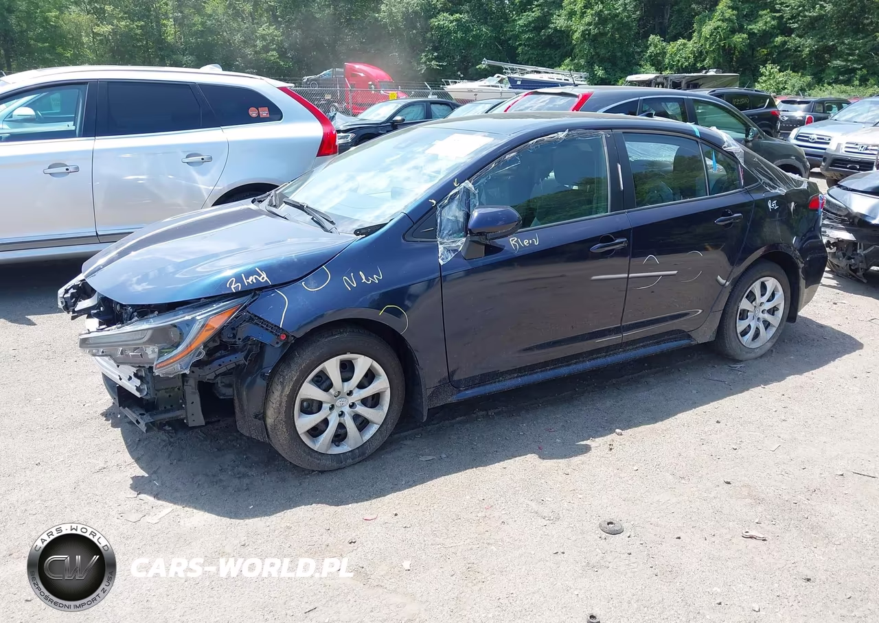 2022 Toyota Corolla Le VIN:5YFEPMAE0NP349885 - 2