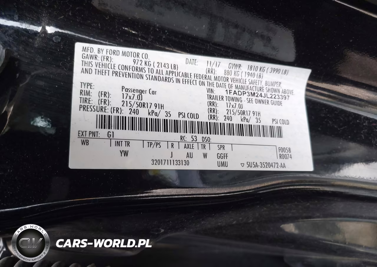 2018 Ford Focus Sel VIN:1FADP3M24JL223397 - 9