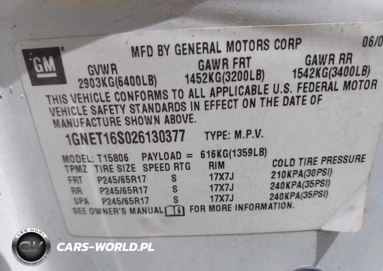 2002 Chevrolet Trailblazer Ext Lt VIN:1GNET16S026130377 - 9