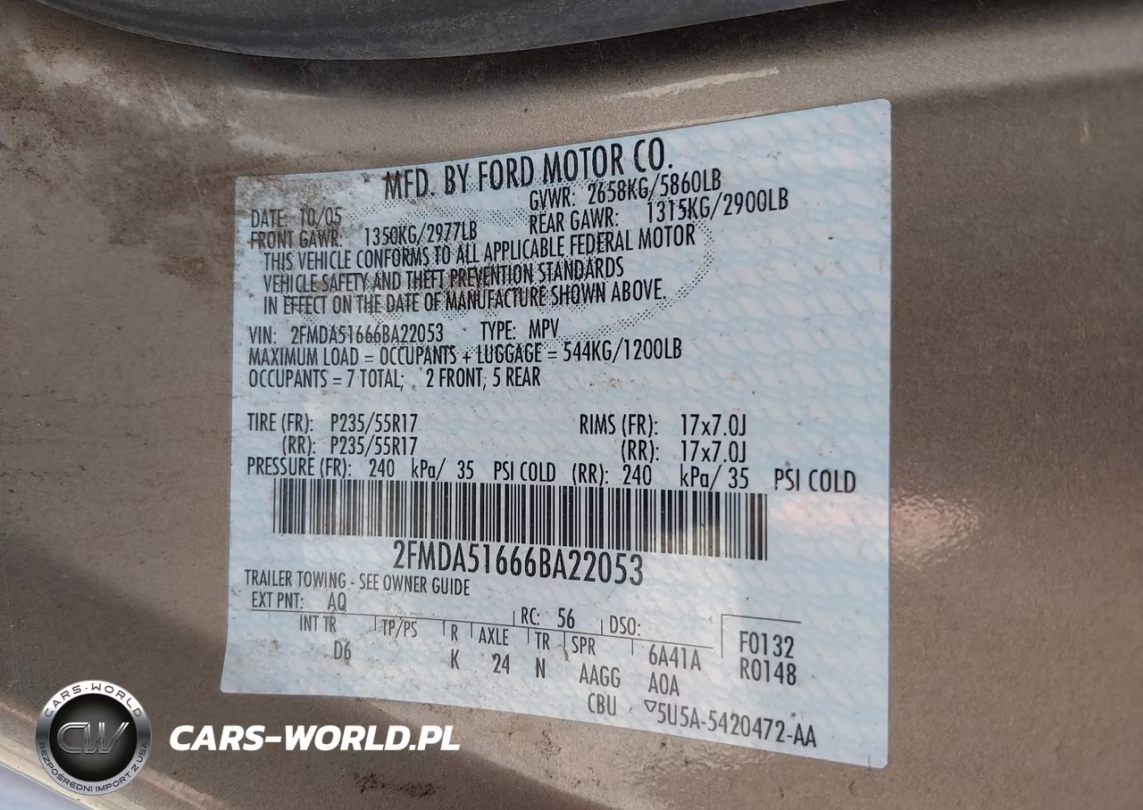 2006 Ford Freestar Se VIN:2FMDA51666BA22053 - 9