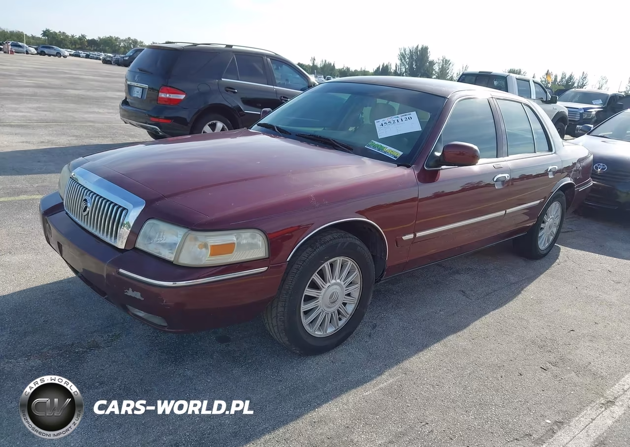 2008 Mercury Grand Marquis Ls VIN:2MEFM75V38X661786 - 2