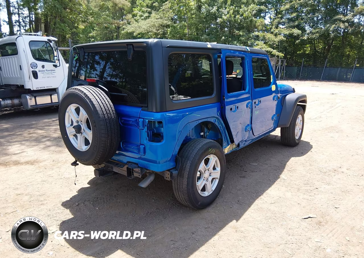 2021 Jeep Wrangler Unlimited Sport S 4X4 VIN:1C4HJXDN6MW785450 - 4