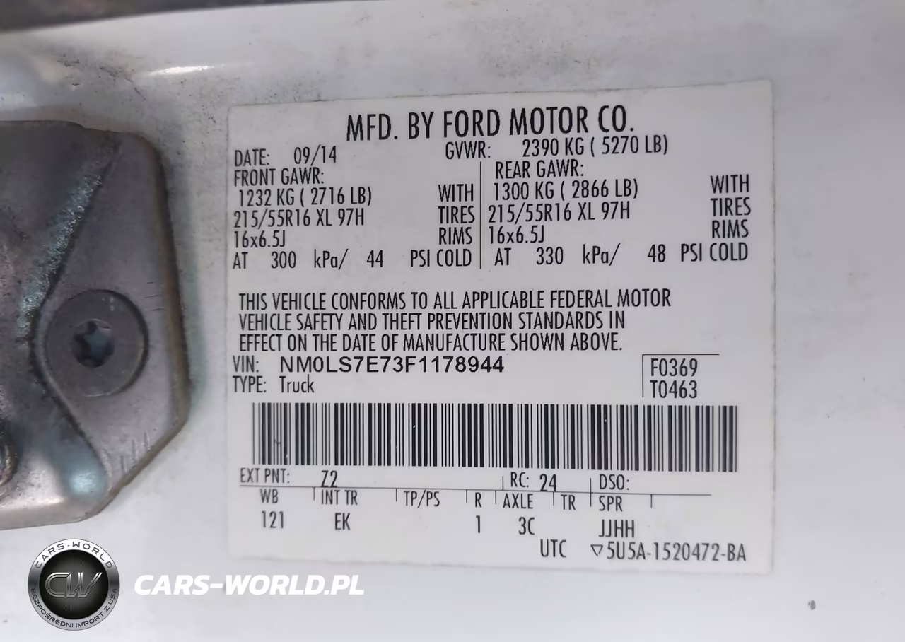 2015 Ford Transit Connect Xl VIN:NM0LS7E73F1178944 - 9
