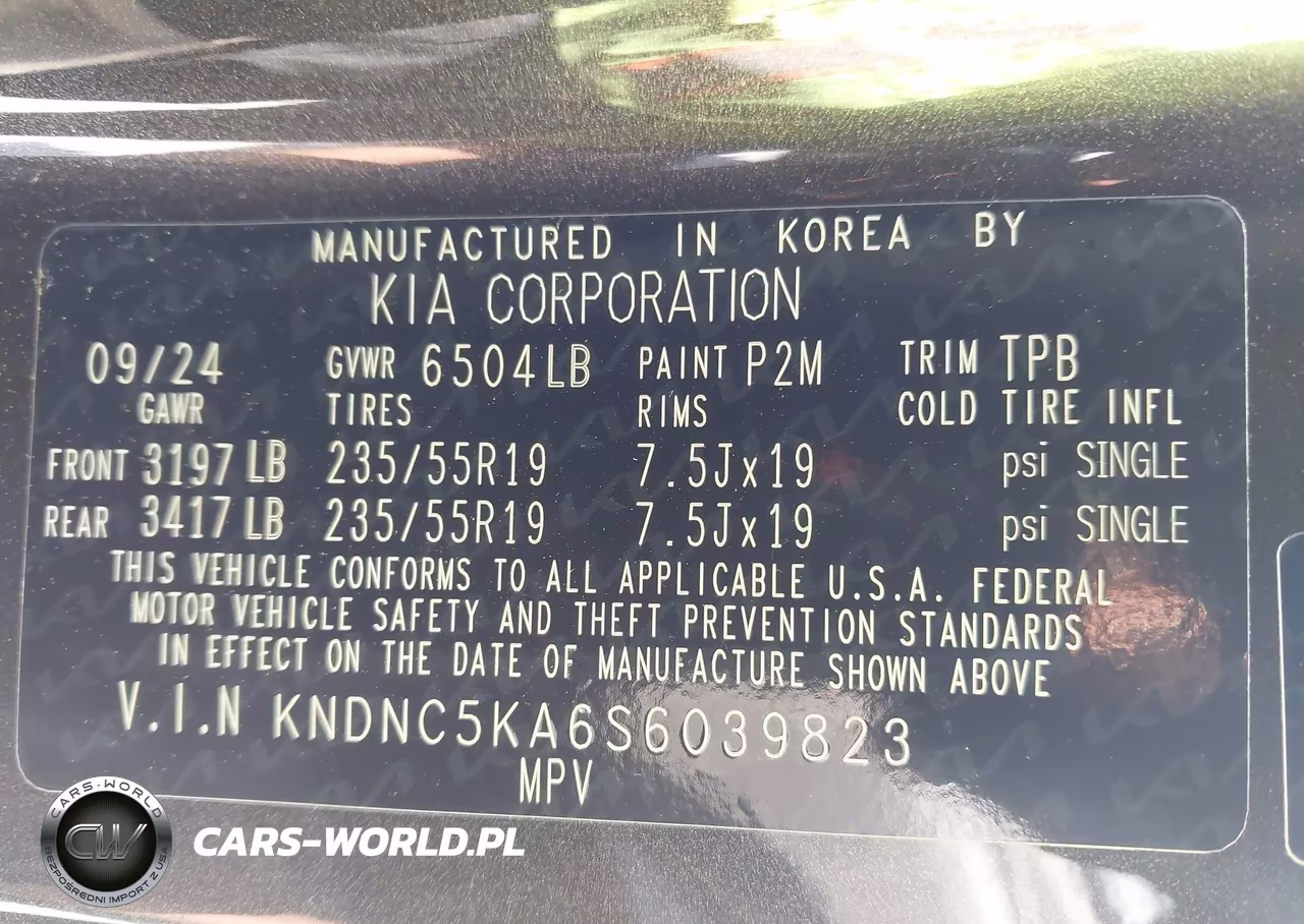 2025 Kia Carnival Mpv Hybrid Ex VIN:KNDNC5KA6S6039823 - 9