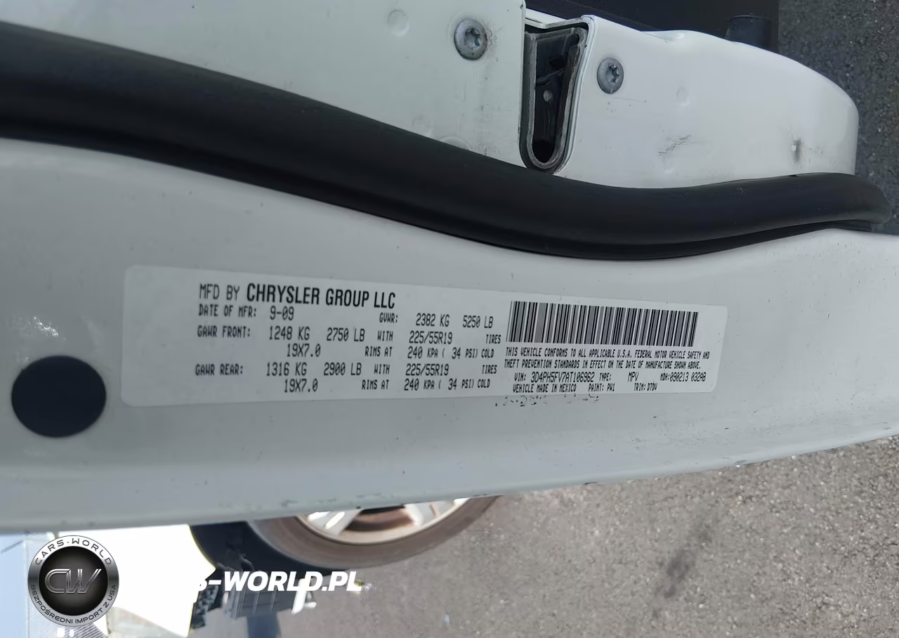 2010 Dodge Journey Sxt VIN:3D4PH5FV7AT106962 - 9