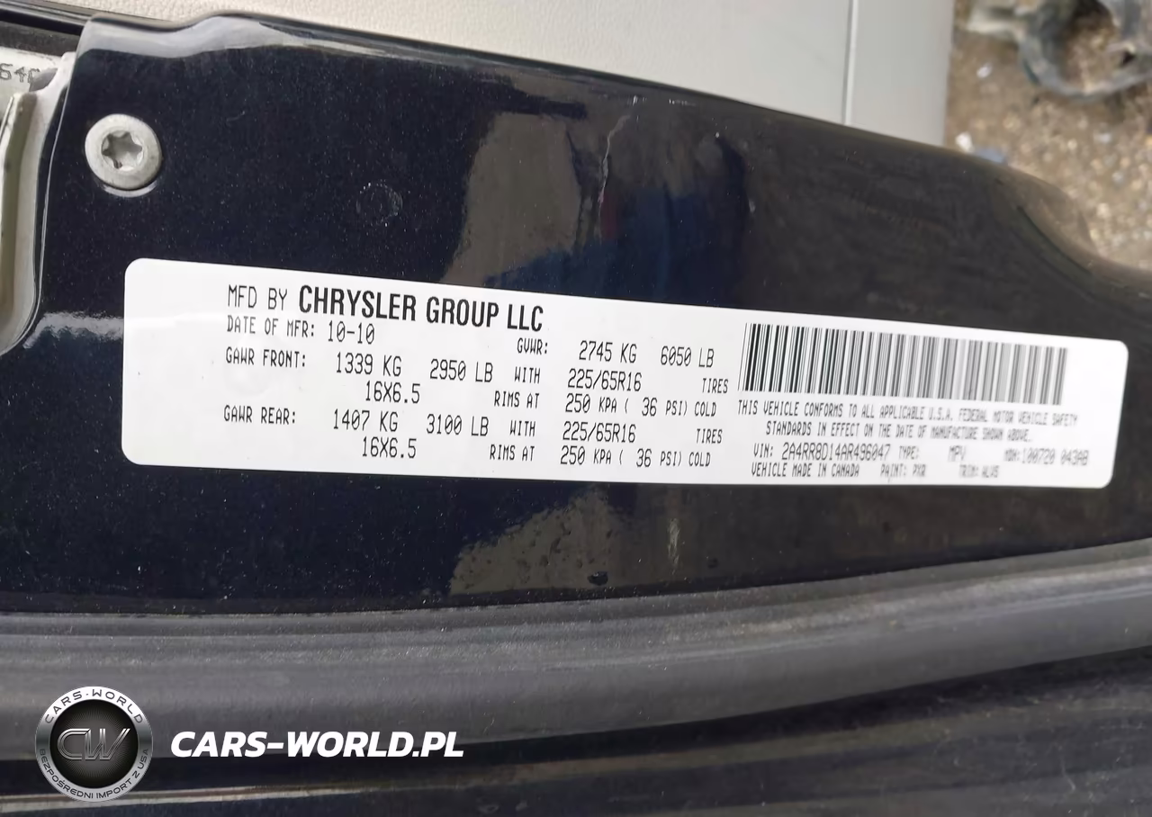 2010 Chrysler Town & Country Touring Plus VIN:2A4RR8D14AR496047 - 9
