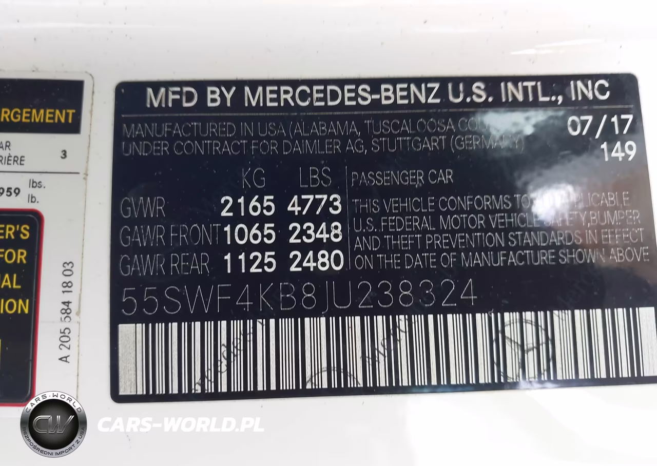 2018 Mercedes-Benz C 300 4Matic VIN:55SWF4KB8JU238324 - 9