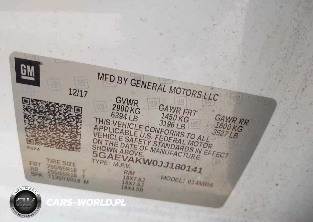 2018 Buick Enclave Essence VIN:5GAEVAKW0JJ180141 - 9