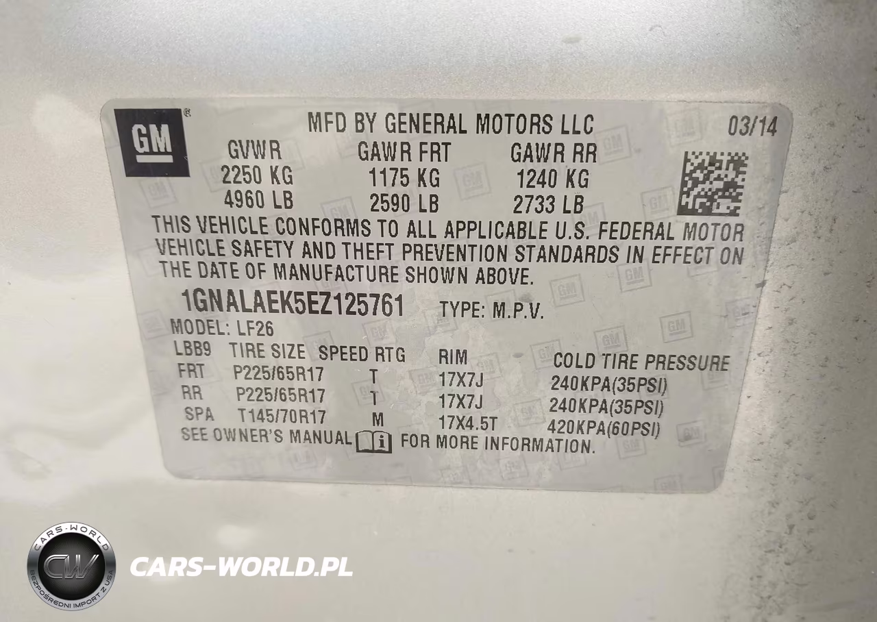 2014 Chevrolet Equinox Ls VIN:1GNALAEK5EZ125761 - 9