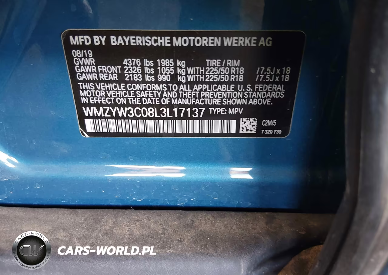 2020 Mini Countryman Cooper VIN:WMZYW3C08L3L17137 - 9