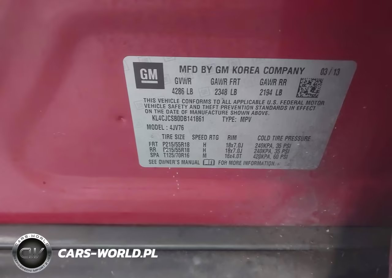 2013 Buick Encore Leather VIN:KL4CJCSB0DB141861 - 9