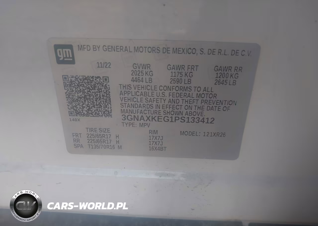 2023 Chevrolet Equinox Fwd Lt VIN:3GNAXKEG1PS133412 - 9